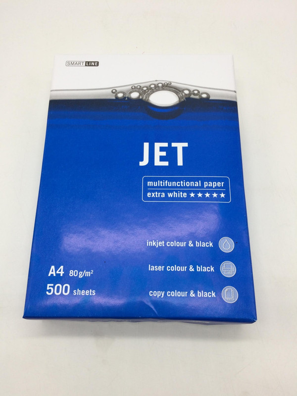 Папір для друку JET A4, 80 г/м2, 500 арк., білий